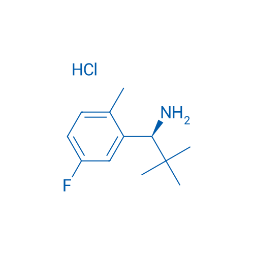 (S)-1-(5-Fluoro-2-methylphenyl)-2,2-dimethylpropan-1-amine hydrochloride 250mg