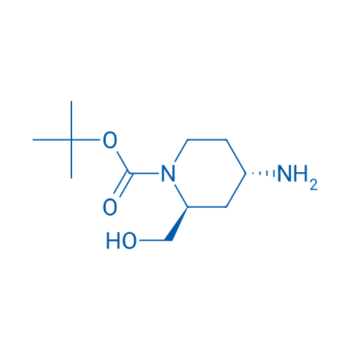 (2S,4S)-tert-Butyl 4-amino-2-(hydroxymethyl)piperidine-1-carboxylate 250mg