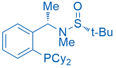 (R)-N-((S)-1-(2-(Dicyclohexylphosphanyl)phenyl)ethyl)-N,2-dimethylpropane-2-sulfinamide 25mg