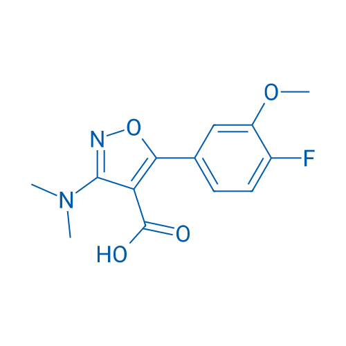 3-(Dimethylamino)-5-(4-fluoro-3-methoxyphenyl)isoxazole-4-carboxylic acid 1g