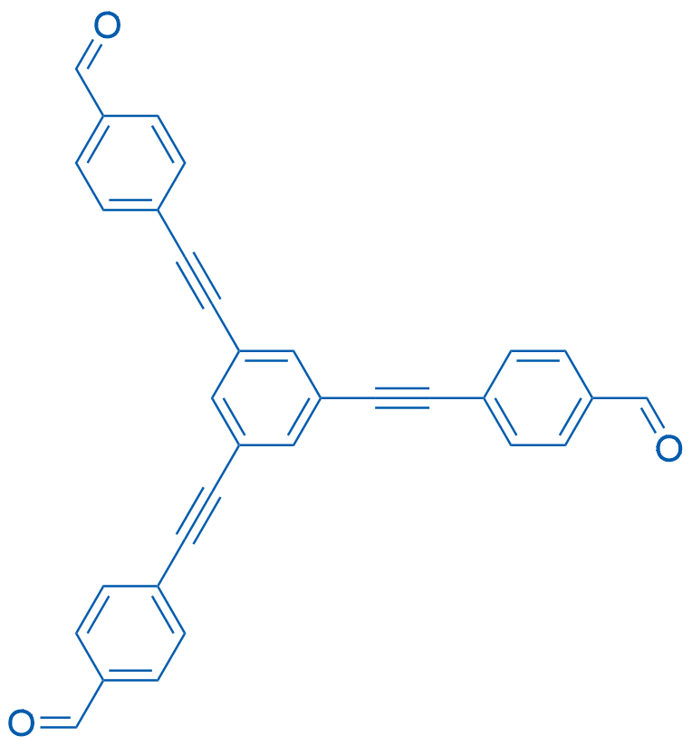 4,4',4''-(Benzene-1,3,5-triyltris(ethyne-2,1-diyl))tribenzaldehyde 250mg