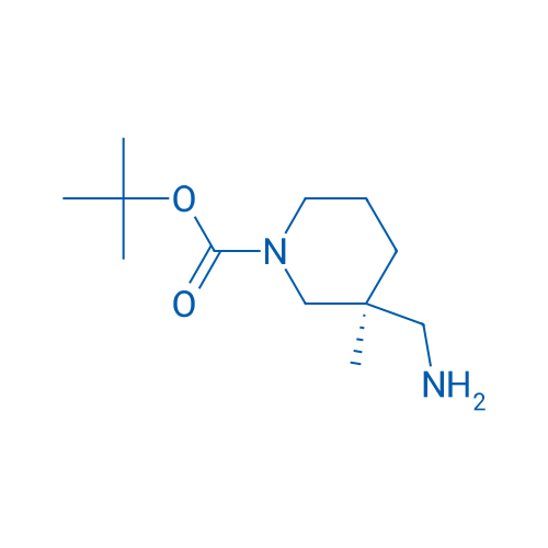 tert-Butyl (S)-3-(aminomethyl)-3-methylpiperidine-1-carboxylate 100mg