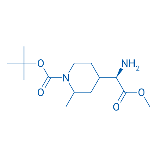 tert-Butyl 4-((R)-1-amino-2-methoxy-2-oxoethyl)-2-methylpiperidine-1-carboxylate 1g