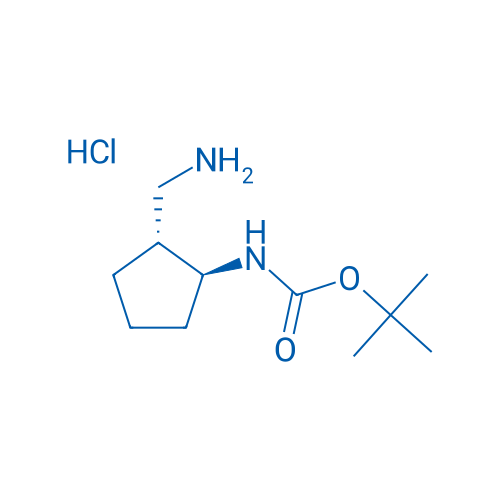 tert-Butyl ((1S,2R)-2-(aminomethyl)cyclopentyl)carbamate hydrochloride 100mg
