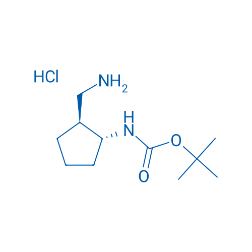 tert-Butyl ((1R,2S)-2-(aminomethyl)cyclopentyl)carbamate hydrochloride 100mg