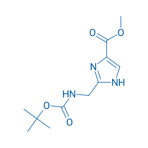 Methyl 2-(aminomethyl)-1H-imidazole-4-carboxylate, 2-BOC protected 250mg