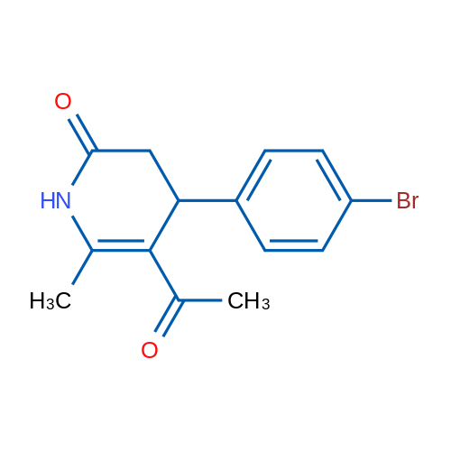 5-Acetyl-4-(4-bromophenyl)-6-methyl-1,2,3,4-tetrahydropyridin-2-one 1g