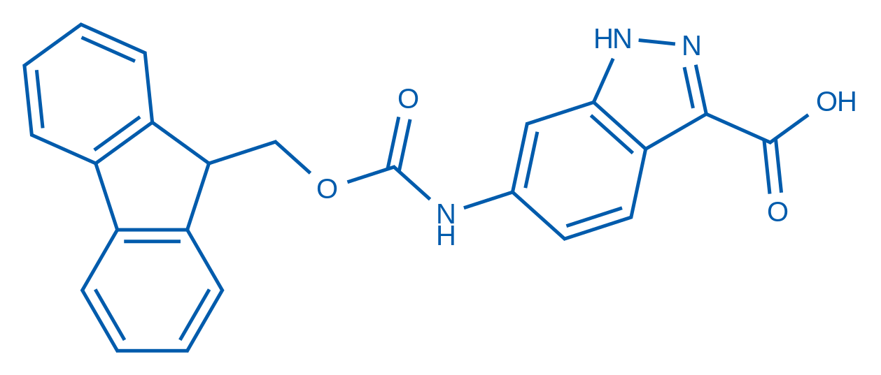 6-((((9H-Fluoren-9-yl)methoxy)carbonyl)amino)-1H-indazole-3-carboxylic acid 50mg