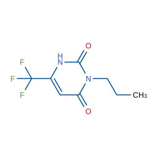3-Propyl-6-(trifluoromethyl)-1,2,3,4-tetrahydropyrimidine-2,4-dione 1g