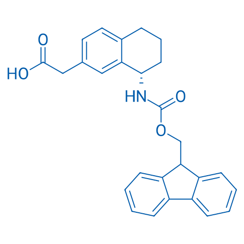(S)-2-(8-((((9H-Fluoren-9-yl)methoxy)carbonyl)amino)-5,6,7,8-tetrahydronaphthalen-2-yl)acetic acid 250mg