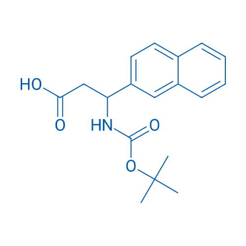 3-((tert-Butoxycarbonyl)amino)-3-(naphthalen-2-yl)propanoic acid 250mg