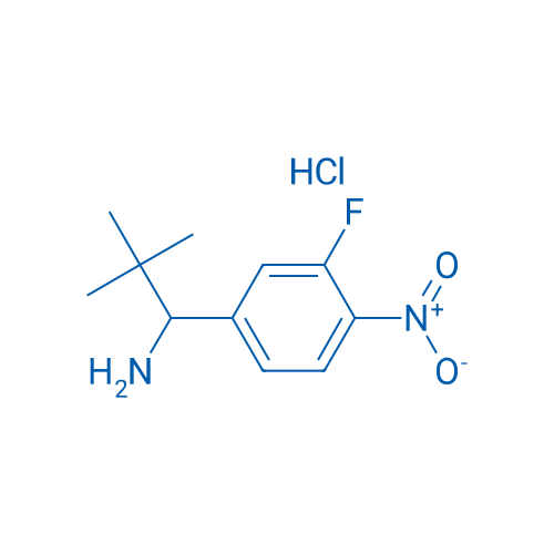 1-(3-Fluoro-4-nitrophenyl)-2,2-dimethylpropan-1-amine hydrochloride 25mg