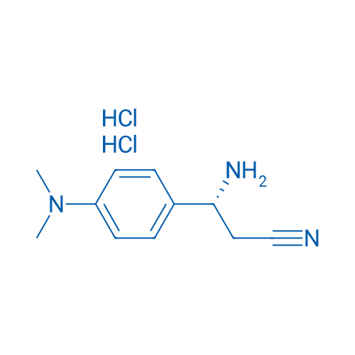 (R)-3-Amino-3-(4-(dimethylamino)phenyl)propanenitrile dihydrochloride 1g