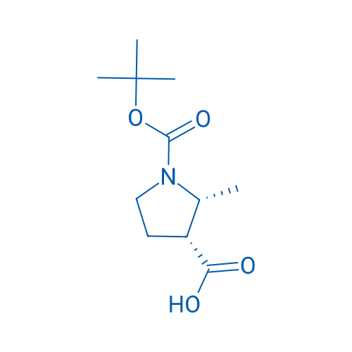 cis-1-(tert-butoxycarbonyl)-2-methylpyrrolidine-3-carboxylic acid 250mg