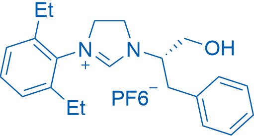 (S)-3-(2,6-Diethylphenyl)-1-(1-hydroxy-3-phenylpropan-2-yl)-4,5-dihydro-1H-imidazol-3-ium hexafluorophosphate(V) 100mg