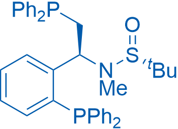 (R)-N-((S)-2-(Diphenylphosphaneyl)-1-(2-(diphenylphosphaneyl)phenyl)ethyl)-N,2-dimethylpropane-2-sulfinamide 100mg