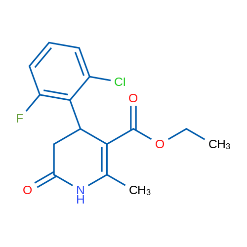 Ethyl 4-(2-chloro-6-fluorophenyl)-2-methyl-6-oxo-1,4,5,6-tetrahydropyridine-3-carboxylate 5g