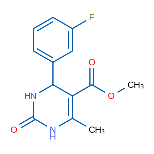 Methyl 4-(3-fluorophenyl)-6-methyl-2-oxo-1,2,3,4-tetrahydropyrimidine-5-carboxylate 1g