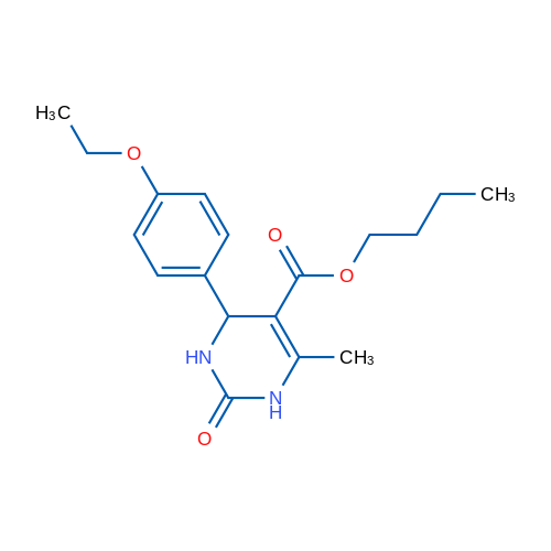 Butyl 4-(4-ethoxyphenyl)-6-methyl-2-oxo-1,2,3,4-tetrahydropyrimidine-5-carboxylate 1g