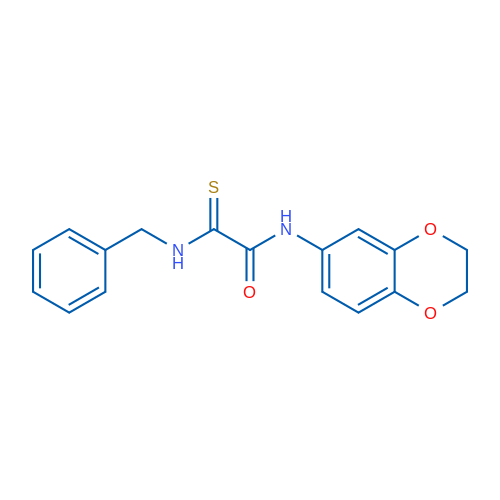 1-(Benzylcarbamothioyl)-N-(2,3-dihydro-1,4-benzodioxin-6-yl)formamide 1g