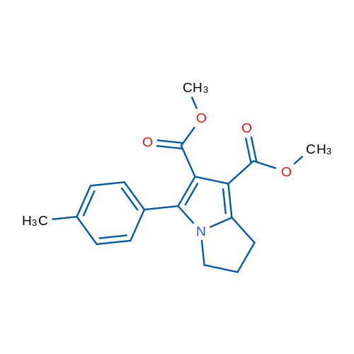 6,7-Dimethyl 5-(4-methylphenyl)-2,3-dihydro-1H-pyrrolizine-6,7-dicarboxylate 1g