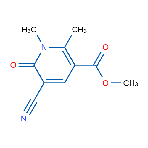 Methyl 5-cyano-1,2-dimethyl-6-oxo-1,6-dihydropyridine-3-carboxylate 1g