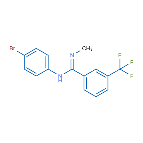 (E)-N-(4-Bromophenyl)-N'-methyl-3-(trifluoromethyl)benzene-1-carboximidamide 1g
