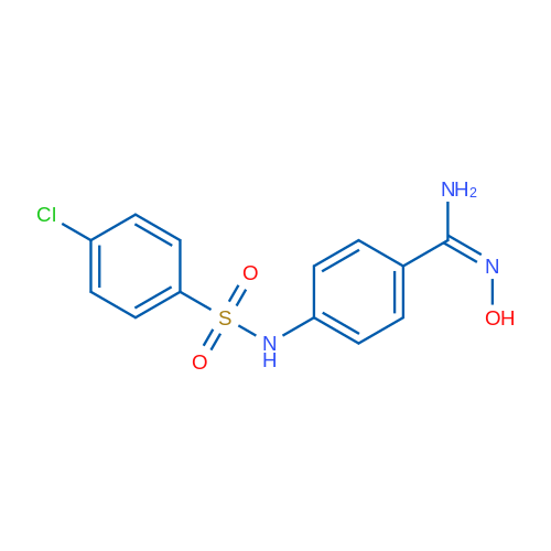 (E)-4-(4-Chlorobenzenesulfonamido)-N'-hydroxybenzene-1-carboximidamide 1g