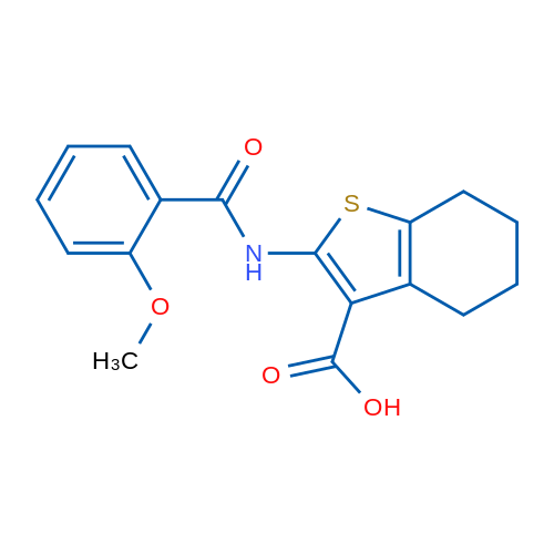 2-(2-Methoxybenzamido)-4,5,6,7-tetrahydro-1-benzothiophene-3-carboxylic acid 1g