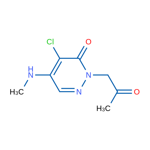 4-Chloro-5-(methylamino)-2-(2-oxopropyl)-2,3-dihydropyridazin-3-one 1g