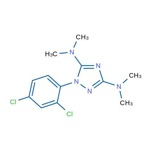 1-(2,4-Dichlorophenyl)-N3,N3,N5,N5-tetramethyl-1H-1,2,4-triazole-3,5-diamine 50mg