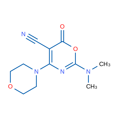 2-(Dimethylamino)-4-(morpholin-4-yl)-6-oxo-6H-1,3-oxazine-5-carbonitrile 1g