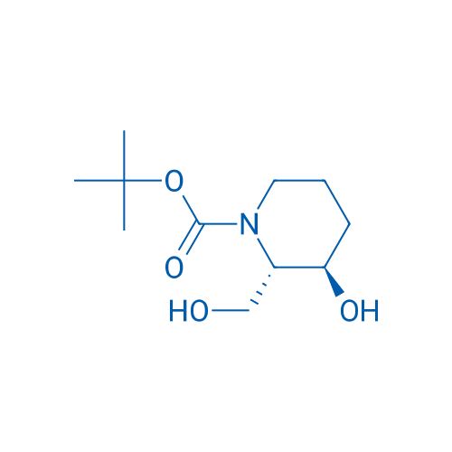 tert-Butyl (2S,3R)-3-hydroxy-2-(hydroxymethyl)piperidine-1-carboxylate 1g