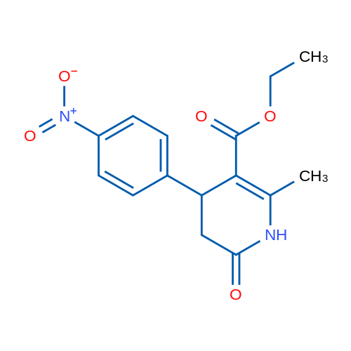 Ethyl 2-methyl-4-(4-nitrophenyl)-6-oxo-1,4,5,6-tetrahydropyridine-3-carboxylate 1g