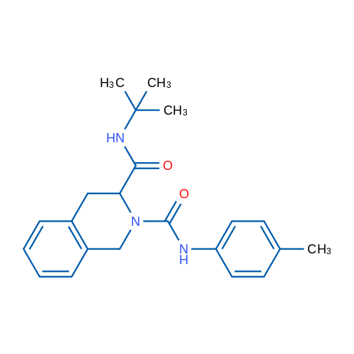 N3-tert-Butyl-N2-(4-methylphenyl)-1,2,3,4-tetrahydroisoquinoline-2,3-dicarboxamide 1g