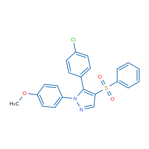 4-(Benzenesulfonyl)-5-(4-chlorophenyl)-1-(4-methoxyphenyl)-1H-pyrazole 1g