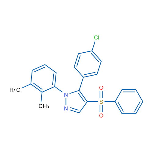 4-(Benzenesulfonyl)-5-(4-chlorophenyl)-1-(2,3-dimethylphenyl)-1H-pyrazole 1g