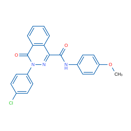 3-(4-Chlorophenyl)-N-(4-methoxyphenyl)-4-oxo-3,4-dihydrophthalazine-1-carboxamide 1g