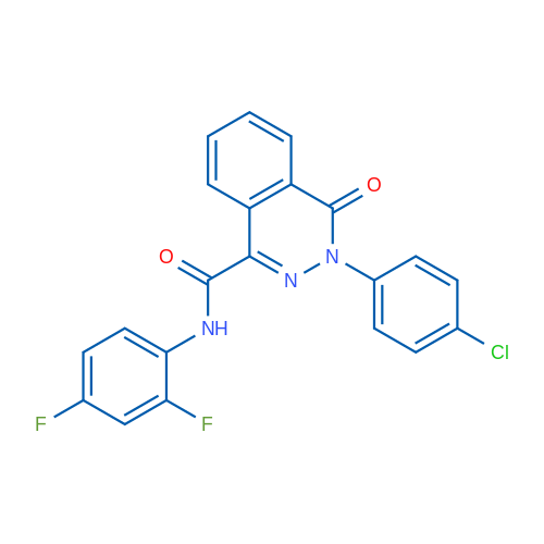 3-(4-Chlorophenyl)-N-(2,4-difluorophenyl)-4-oxo-3,4-dihydrophthalazine-1-carboxamide 1g