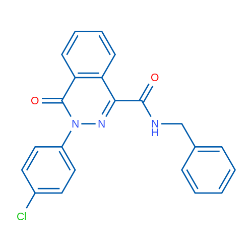 N-Benzyl-3-(4-chlorophenyl)-4-oxo-3,4-dihydrophthalazine-1-carboxamide 1g