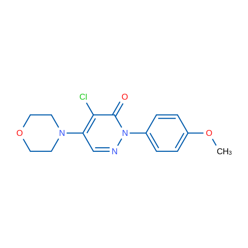 4-Chloro-2-(4-methoxyphenyl)-5-(morpholin-4-yl)-2,3-dihydropyridazin-3-one 1g