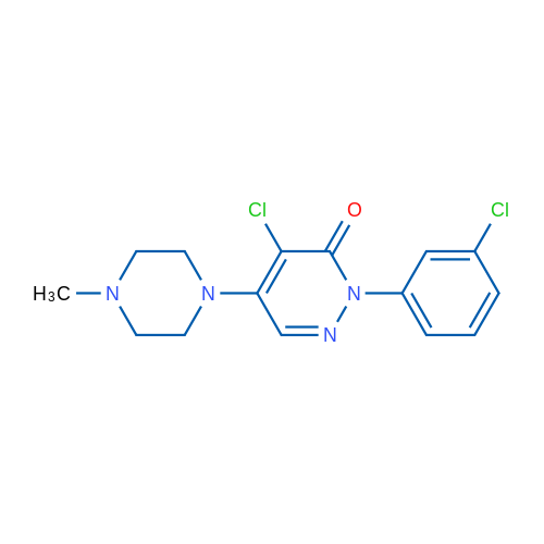4-Chloro-2-(3-chlorophenyl)-5-(4-methylpiperazin-1-yl)-2,3-dihydropyridazin-3-one 1g