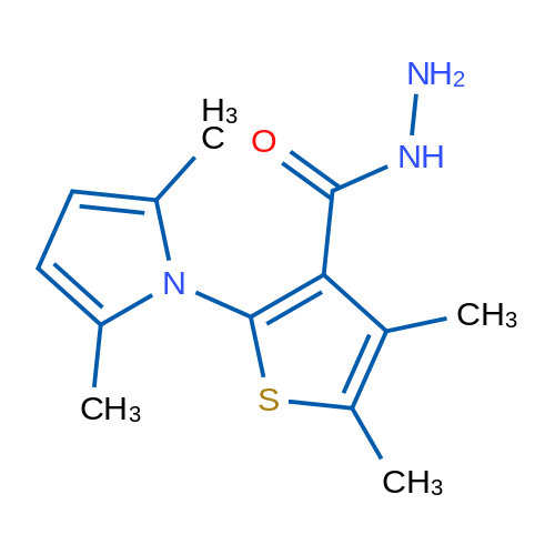 2-(2,5-Dimethyl-1H-pyrrol-1-yl)-4,5-dimethylthiophene-3-carbohydrazide 1g