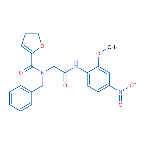 N-Benzyl-N-(2-((2-methoxy-4-nitrophenyl)amino)-2-oxoethyl)furan-2-carboxamide 1g
