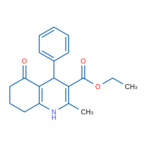 Ethyl 2-methyl-5-oxo-4-phenyl-1,4,5,6,7,8-hexahydroquinoline-3-carboxylate 5g