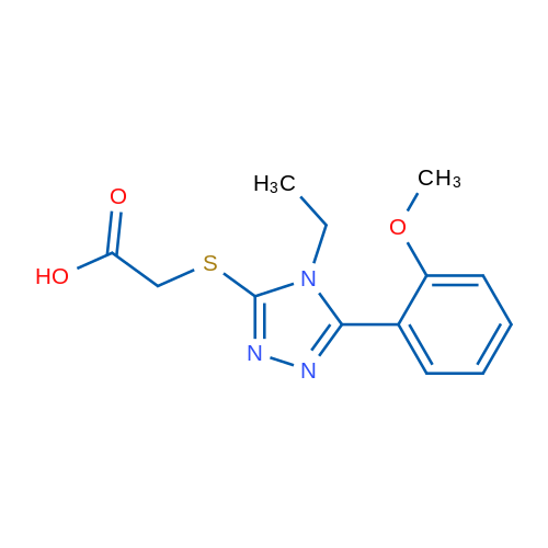 2-((4-Ethyl-5-(2-methoxyphenyl)-4H-1,2,4-triazol-3-yl)thio)acetic acid 1g