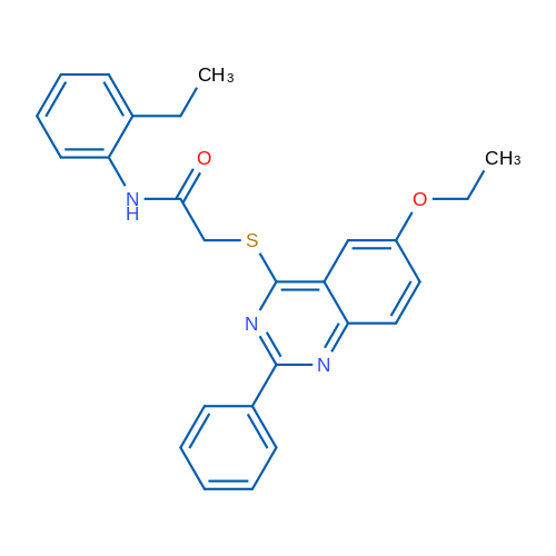 2-((6-Ethoxy-2-phenylquinazolin-4-yl)thio)-N-(2-ethylphenyl)acetamide 1g