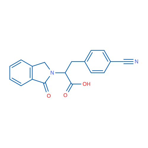 3-(4-Cyanophenyl)-2-(1-oxo-2,3-dihydro-1H-isoindol-2-yl)propanoic acid 1g