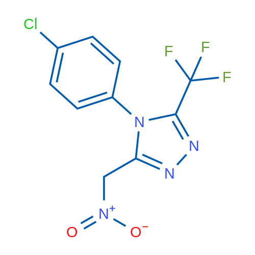 4-(4-Chlorophenyl)-3-(nitromethyl)-5-(trifluoromethyl)-4H-1,2,4-triazole 1g