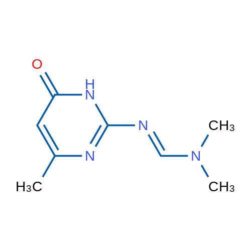 (E)-N,N-Dimethyl-N'-(4-methyl-6-oxo-1,6-dihydropyrimidin-2-yl)methanimidamide 1g